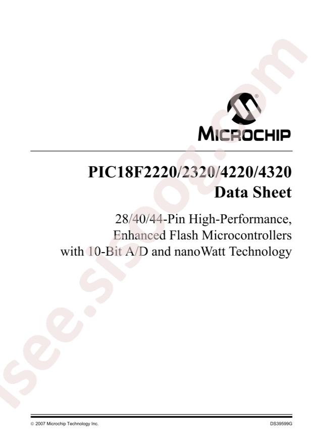 PIC18F2220T-I/SO