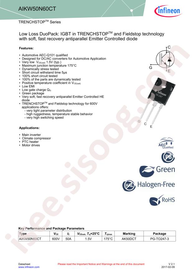 AIKW50N60CT