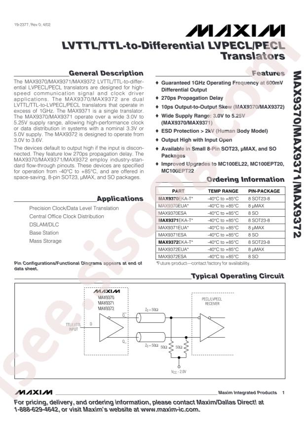 MAX9372EUA+T