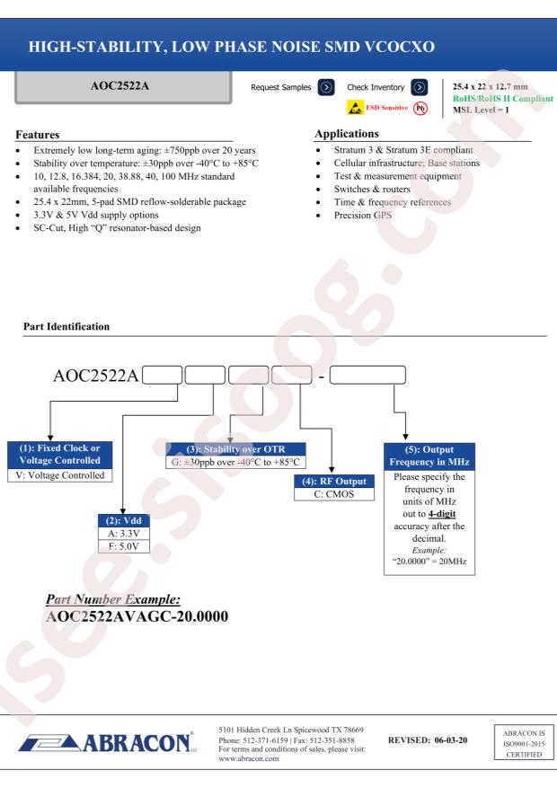 AOC2522AVAGC-10.0000