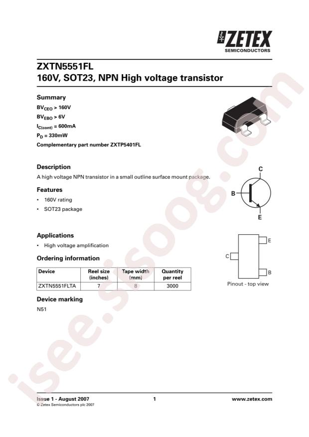 ZXTN5551FLTA