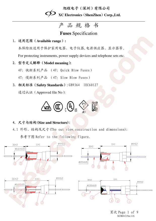 4F6.3A250V