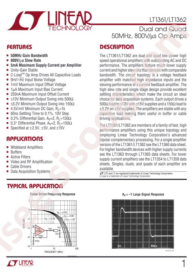 LT1361CS8#PBF