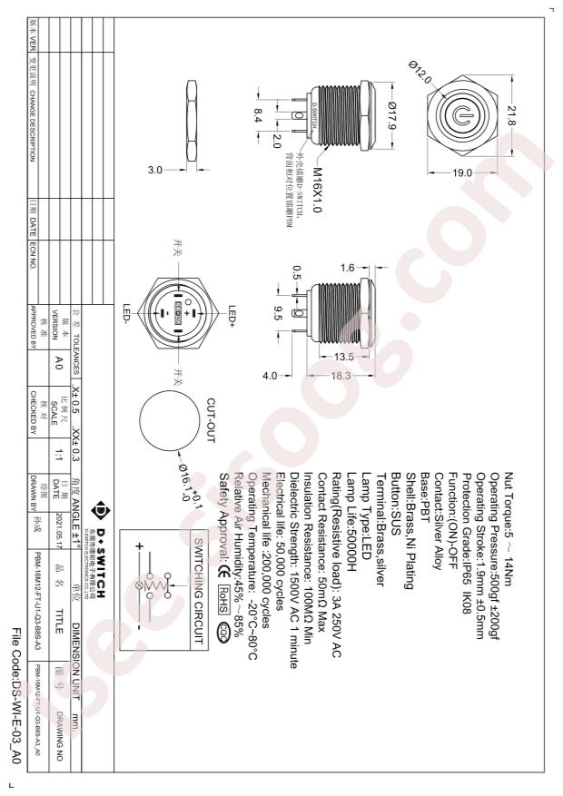 PBM-16M12-FT-U1-Q3-B8S