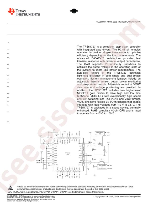 TPS51727RHAR