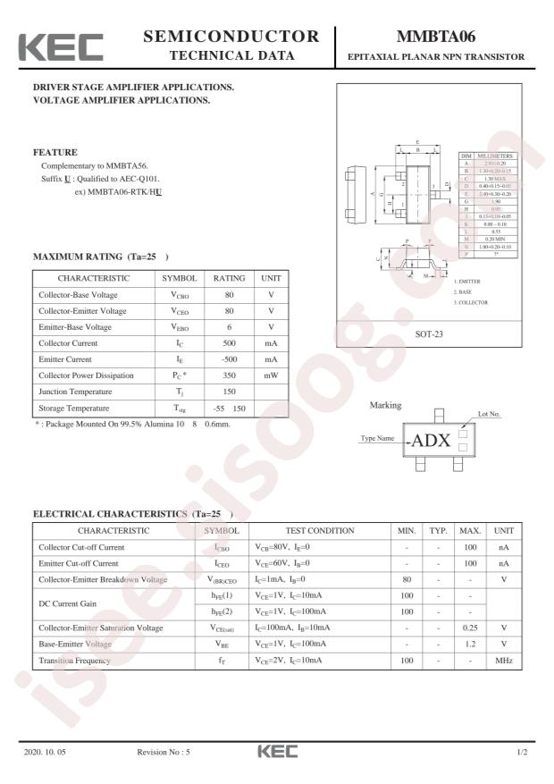 MMBTA06-RTK/P