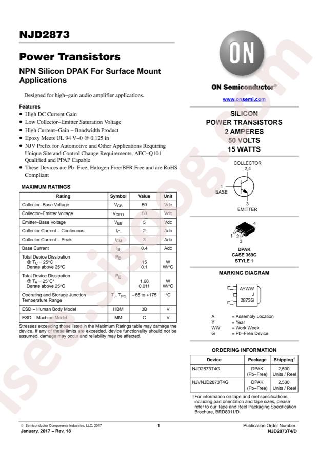 NJD2873T4G