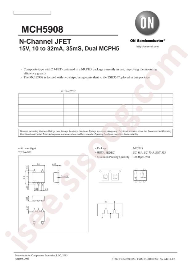 MCH5908H-TL-E