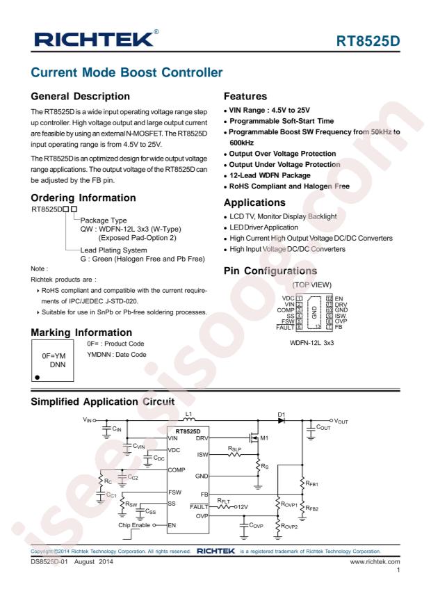 RICHTEK RT8525DGQW