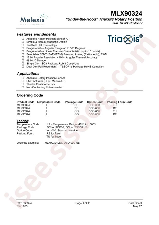 MLX90324LDC-DBO-100-RE