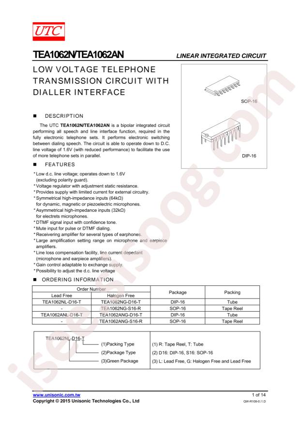 TEA1062NG-S16-R