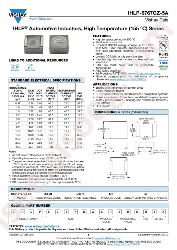 IHLP6767GZER4R7M5A