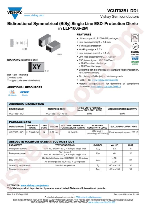 VCUT03B1-DD1-G-08