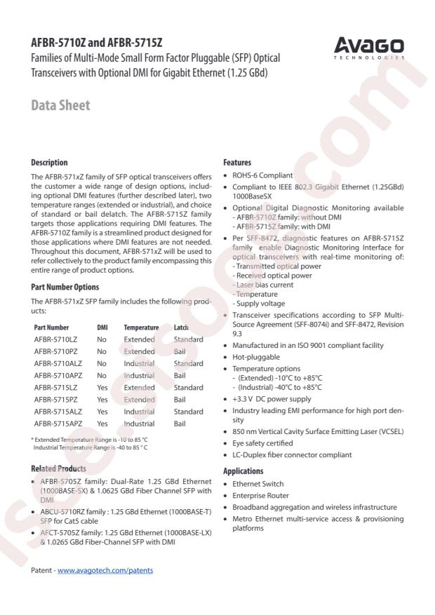 AFBR-5710ALZ