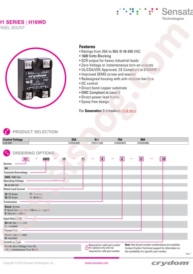 H16WD6050-10