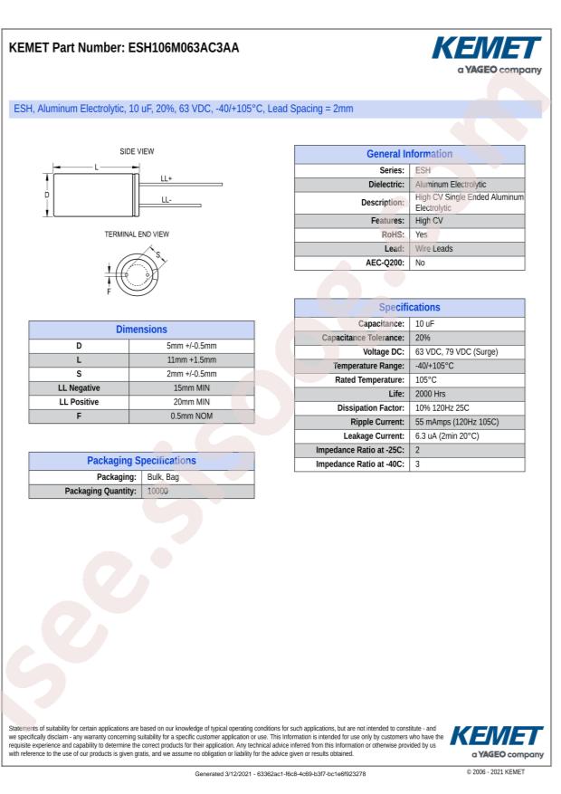 ESH106M063AC3AA
