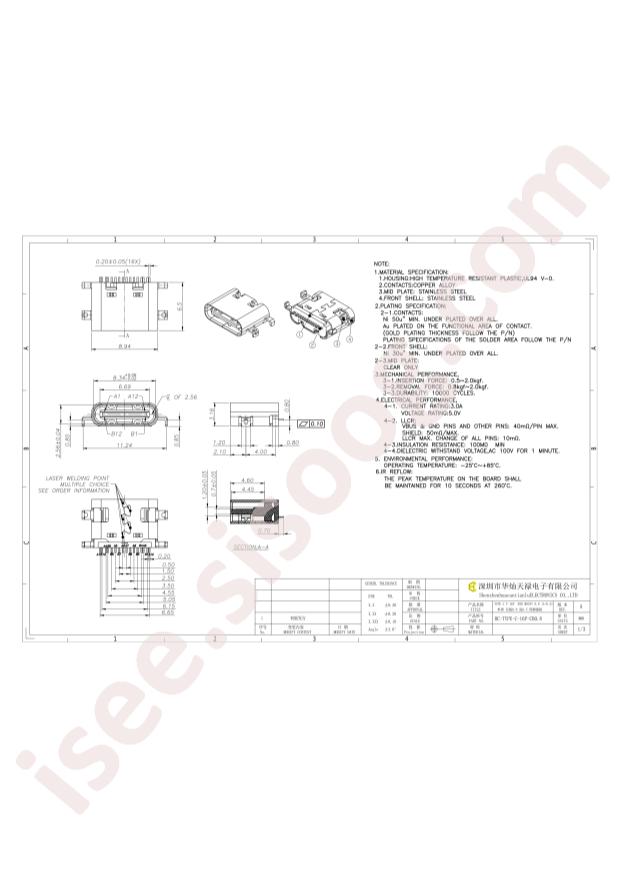 HC-TYPE-C-16P-CB0.8