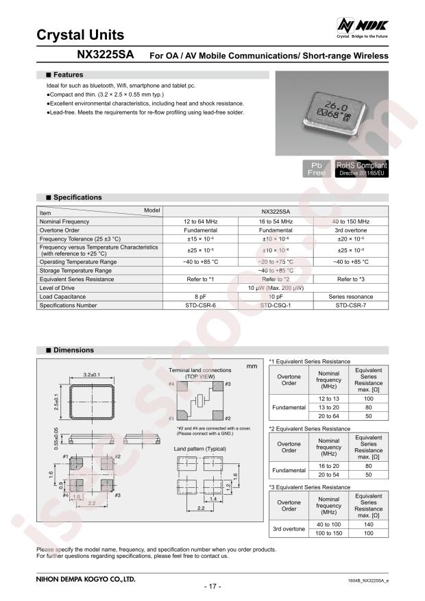 NX3225SA-26MHZ-STD-CQR-1