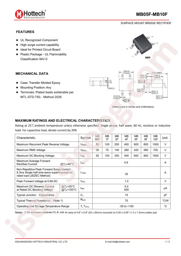 Guangdong Hottech MB8F