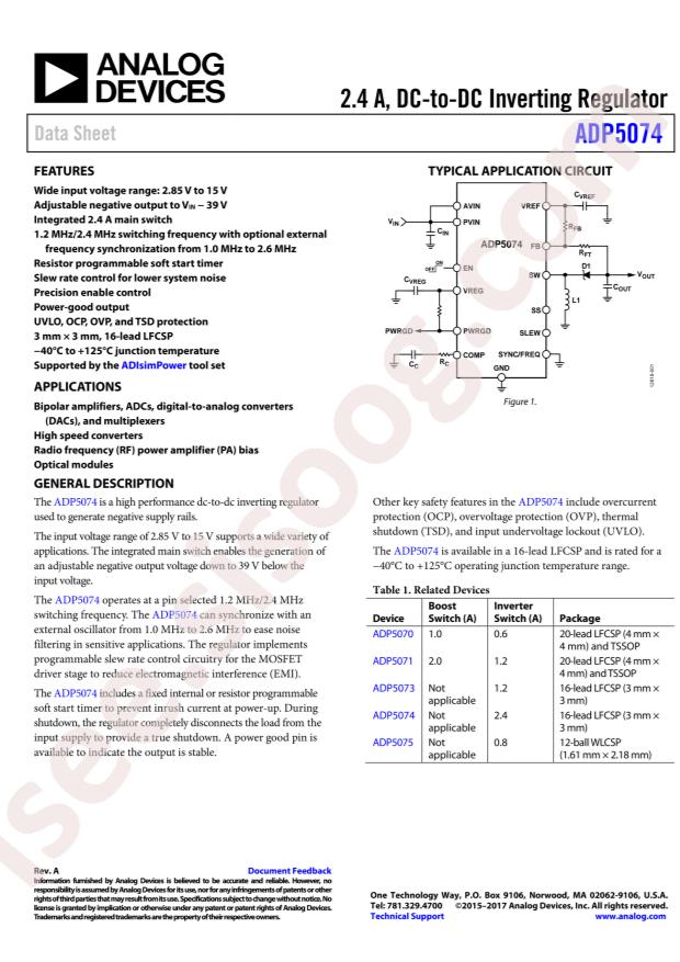 ADP5074ACPZ-R7