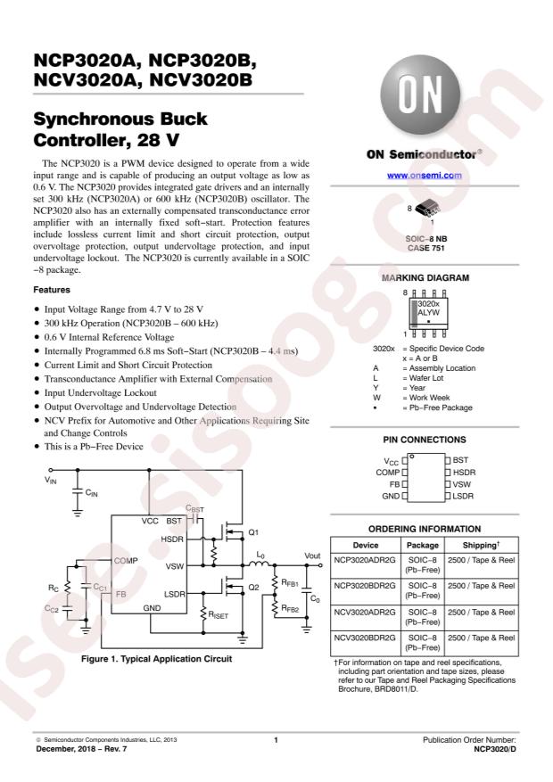 NCP3020BDR2G