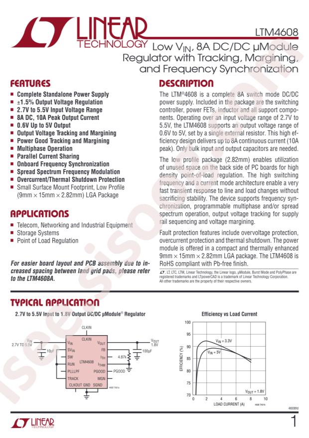 LTM4608IV#PBF
