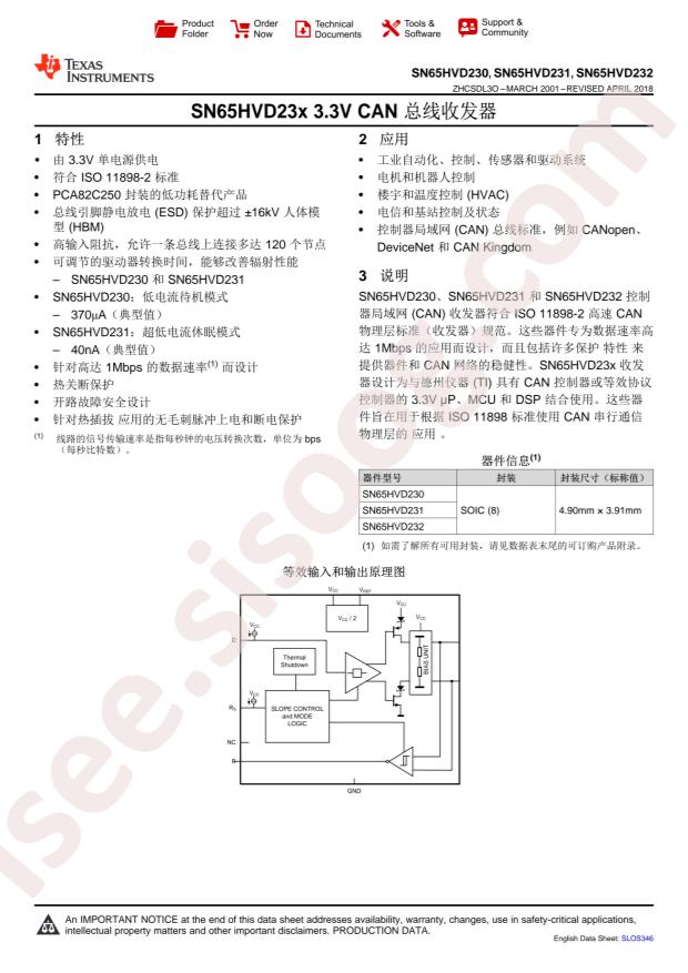 SN65HVD232D