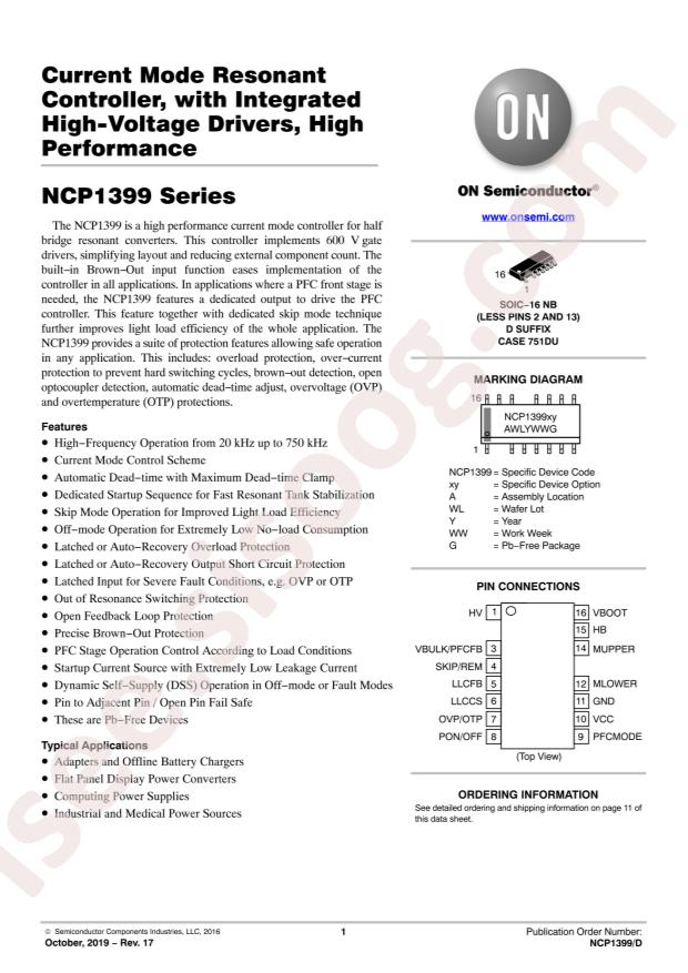 NCP1399ANDR2G