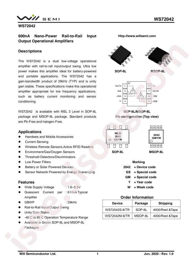 WS72042M-8/TR