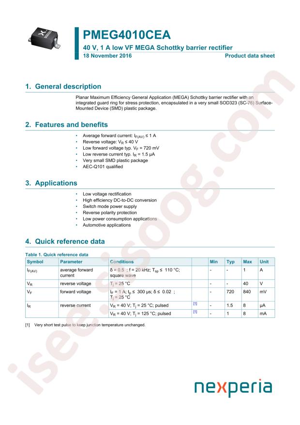 PMEG4010CEAX