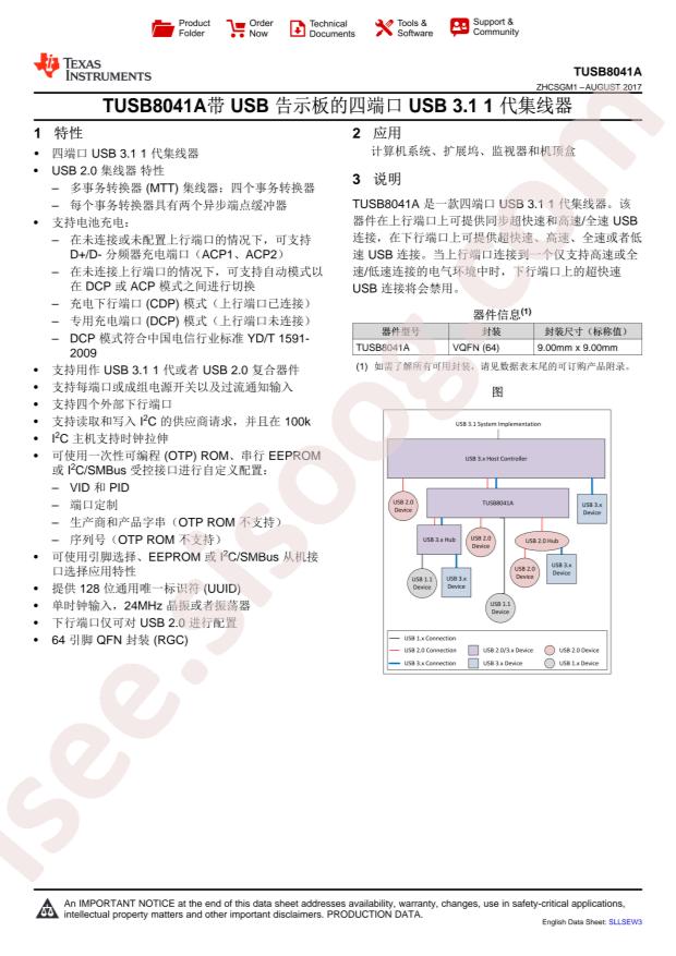 TUSB8041ARGCT