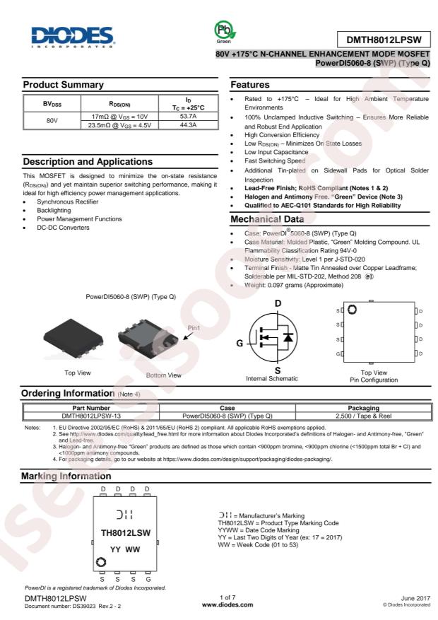DMTH8012LPSW-13