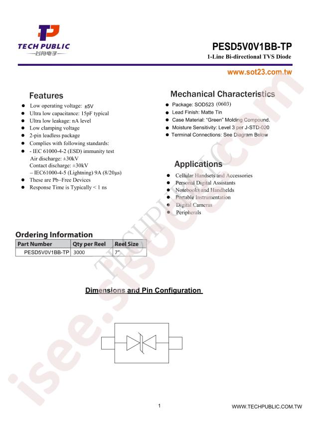 PESD5V0V1BB-TP