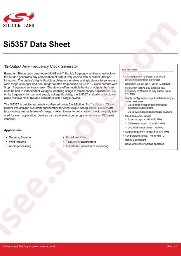 SI5357AD08803-GMR