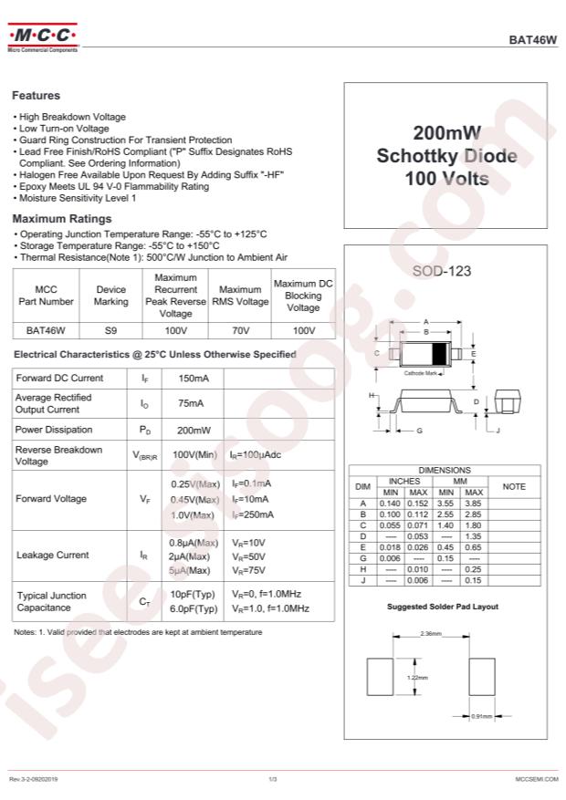 BAT46W-TP