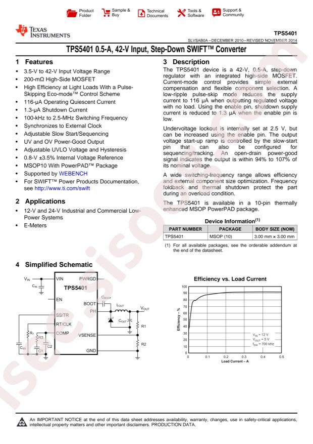 TPS5401DGQR