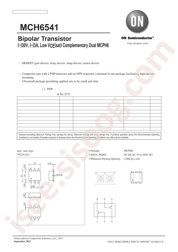 MCH6541-TL-E