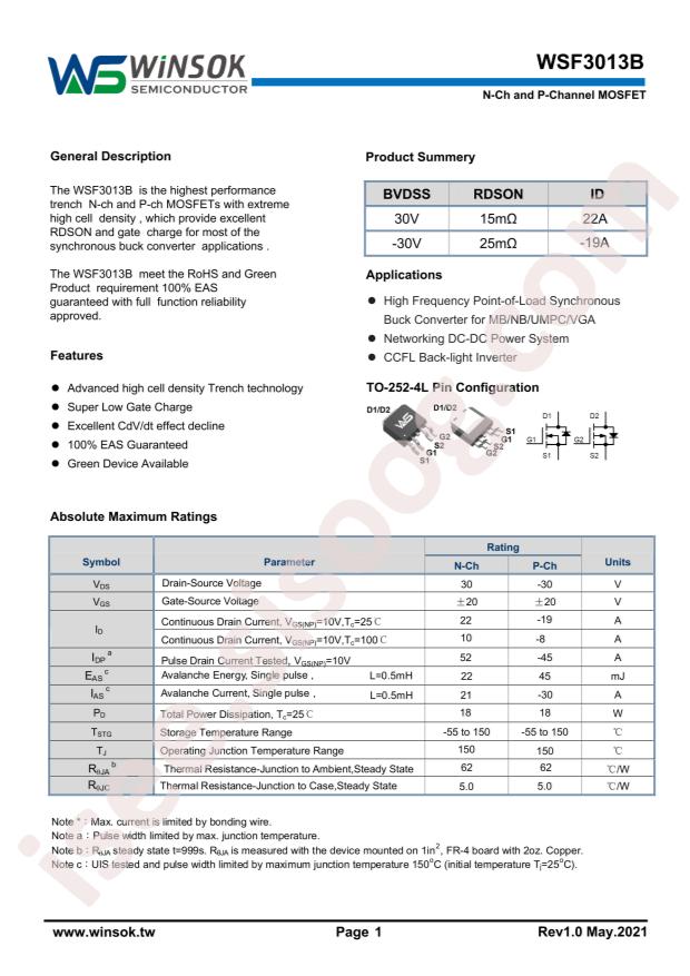WSF3013B