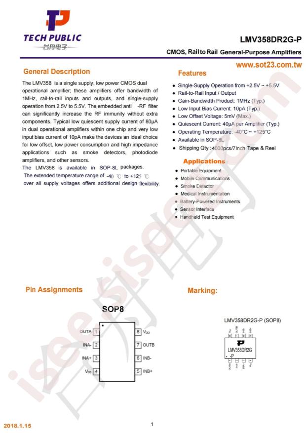 LMV358DR2G-P