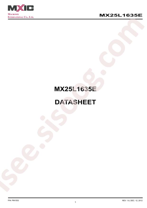 MX25L1635EM2I-10G