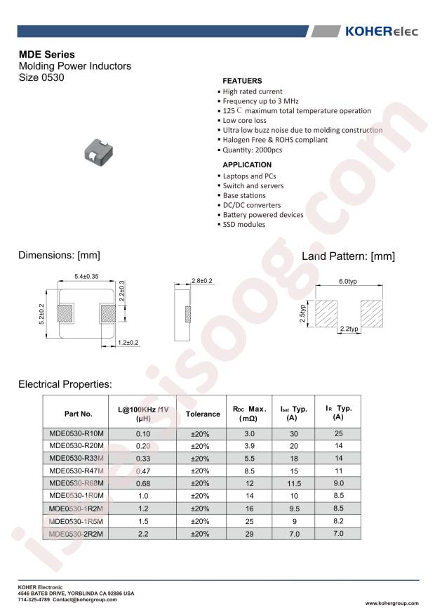 MDE0530-2R2M