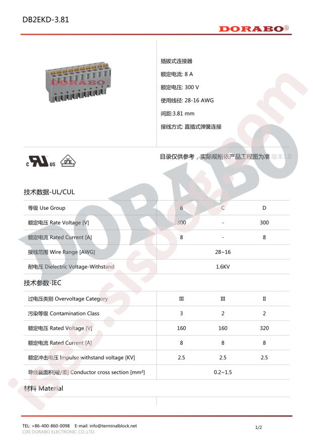 DB2EKD-3.81-3P-GN