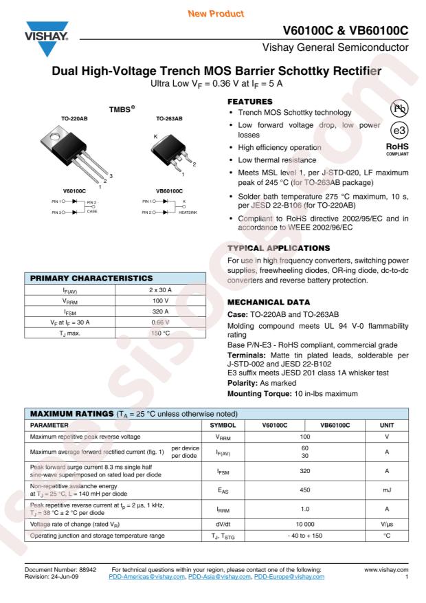 VB60100C-E3/8W