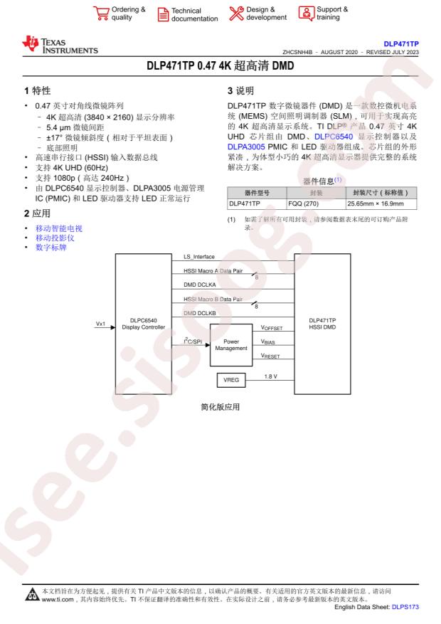 DLP471TPFQQ