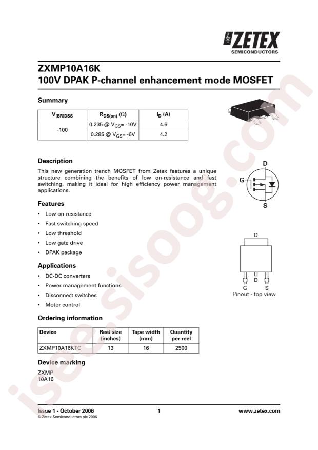 ZXMP10A16KTC