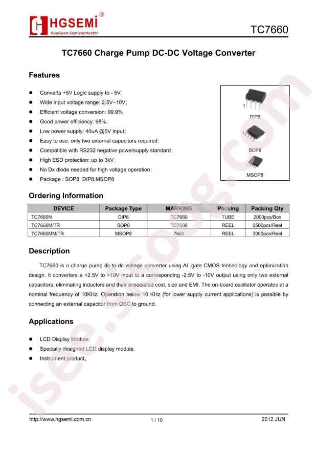TC7660M/TR