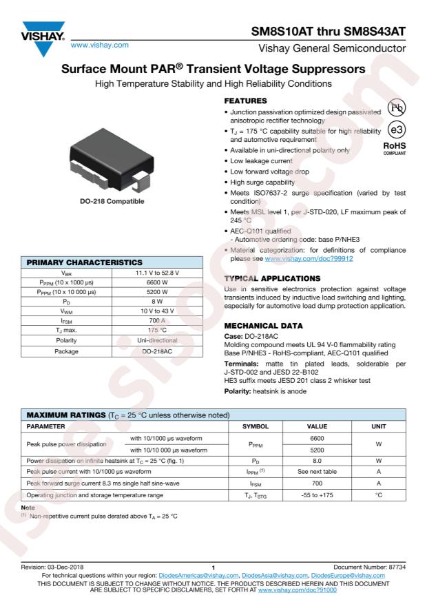 SM8S26ATHE3/I