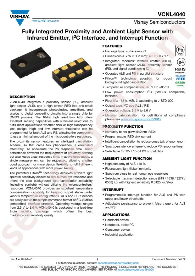 VCNL4040M3OE