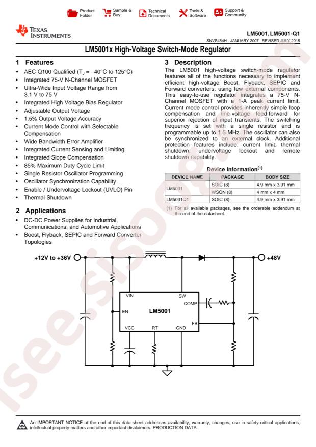 LM5001MA/NOPB