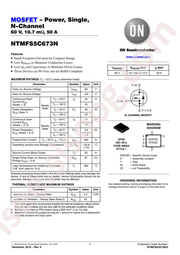 NTMFS5C673NT1G